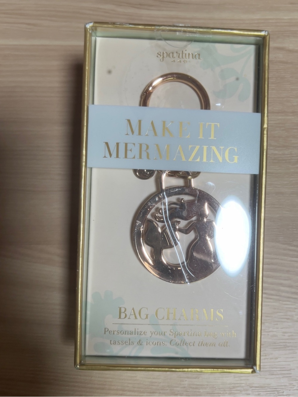 Spartina 449 Mermaid Bag Charm / Keychain (NWT)